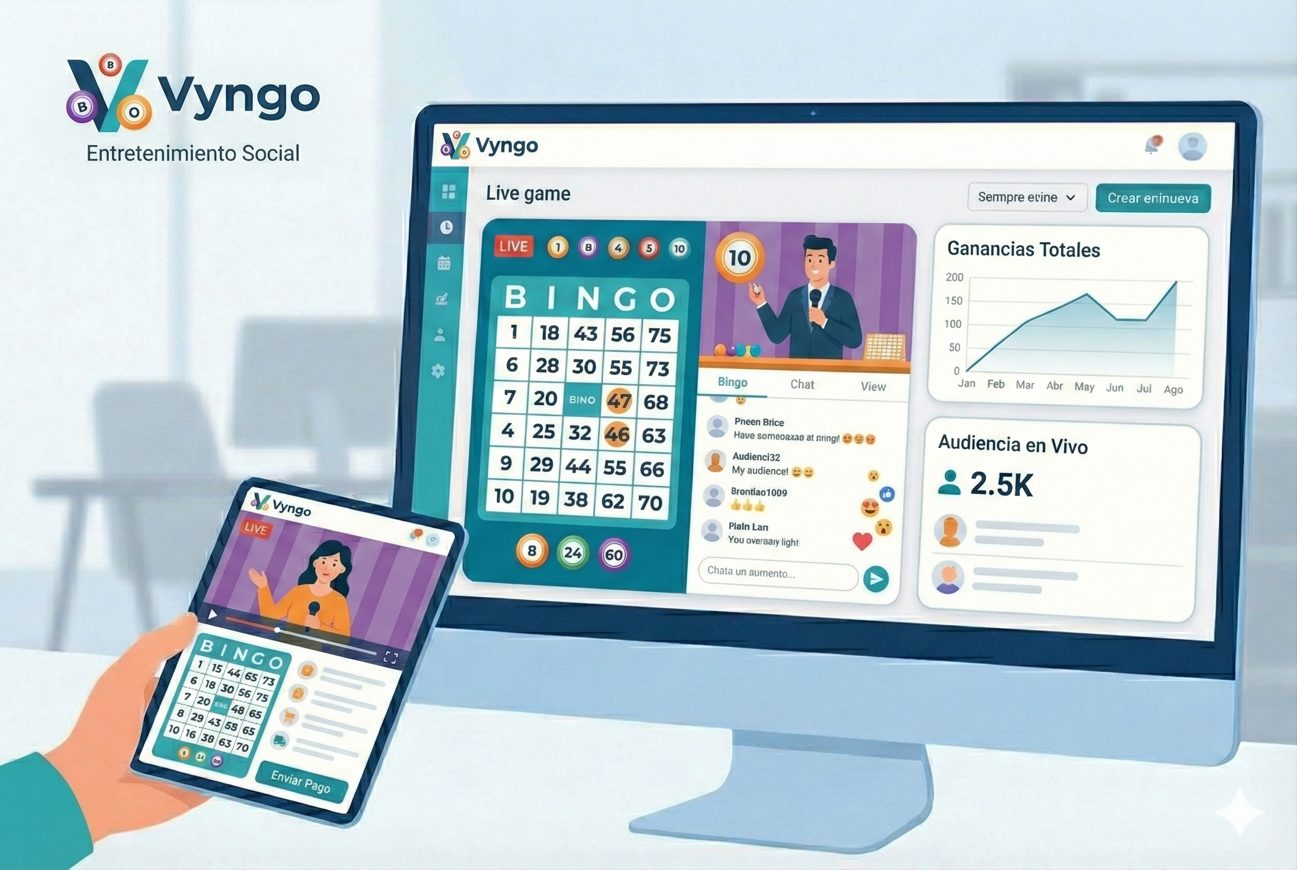 Vyngo: Entretenimiento Social